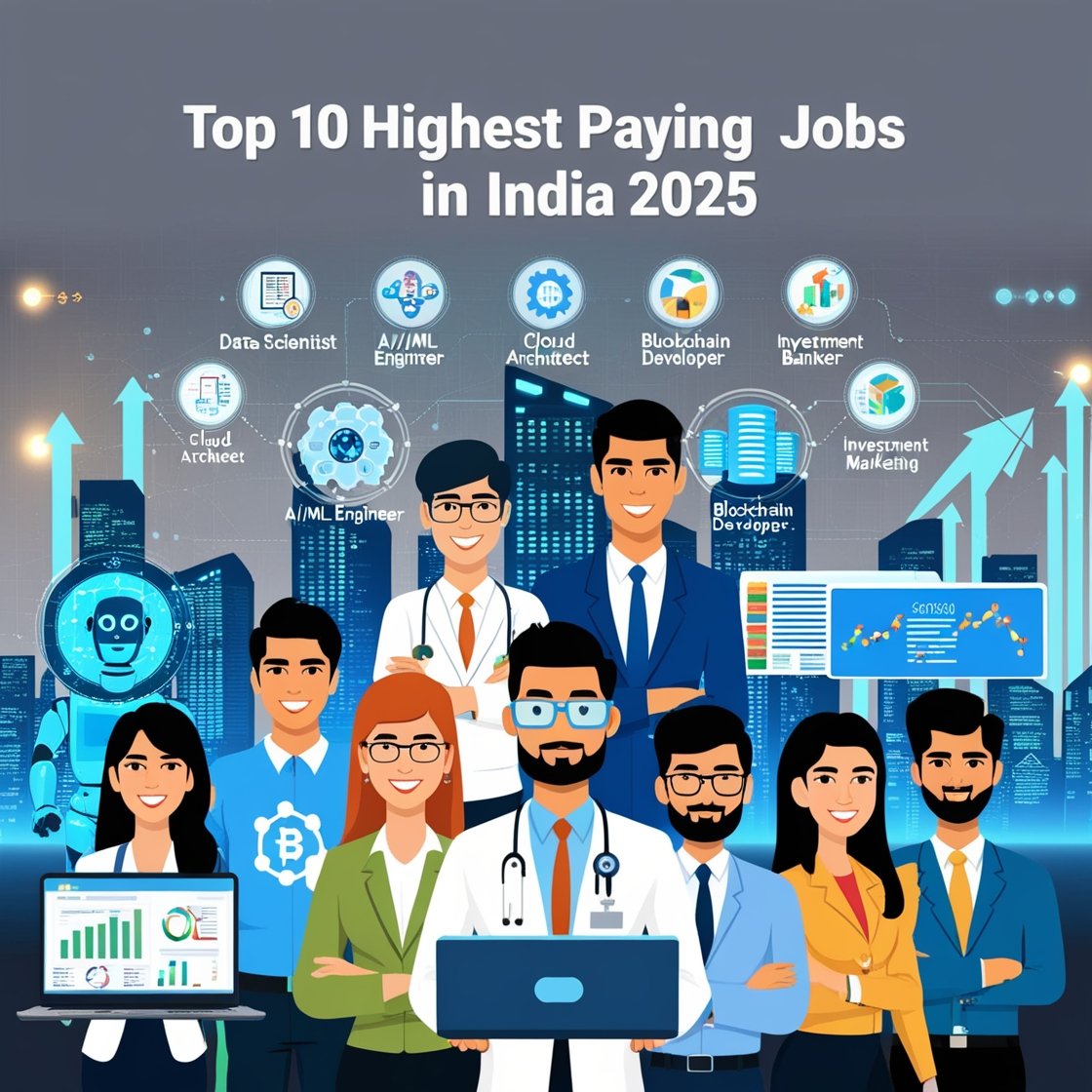Top 10 Highest Paying Jobs in India in 2025 (With Skills, Salary & Growth Tips)💼